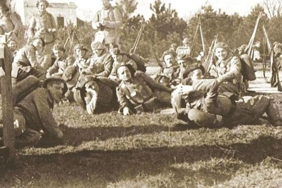 Českoslovenští legionáři z Francie na polské frontě (1919)