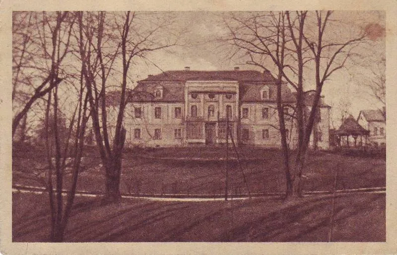 Zámek (nemocnice) ve 20. letech 19. stol.