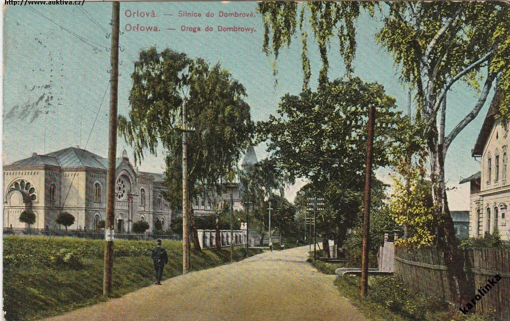 Dobový pohled na tempel z hlavní cesty